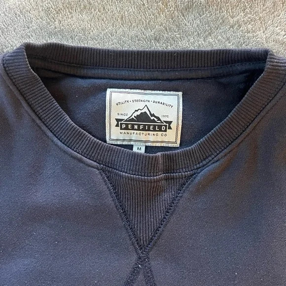 Penfield Women’s Sweatshirt - Navy Blue Size M (fits closer S) - Picture 9 of 15